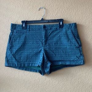 GAP Printed Kaki Summer Shorts SIZE 14